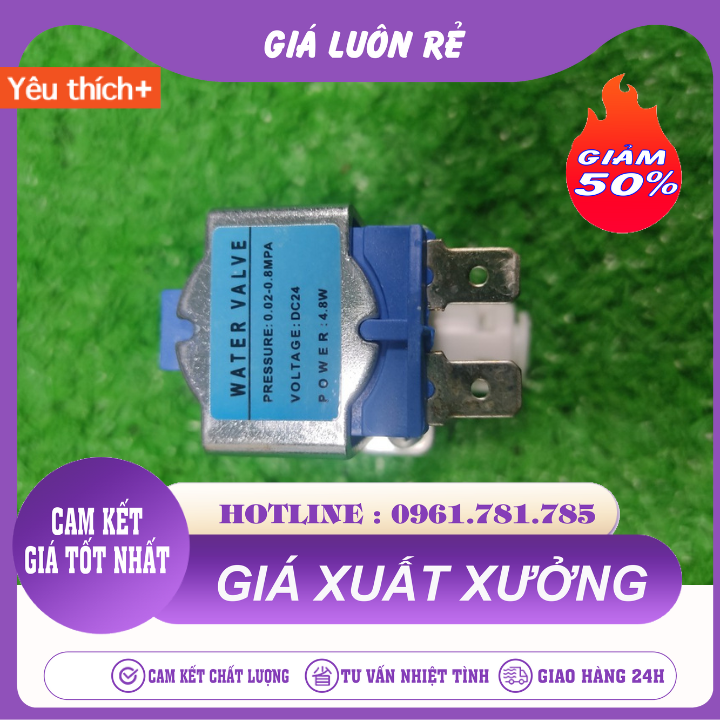 Van Điện Từ 24V Nối Nhanh Phi 6 Của Máy Lọc Nước