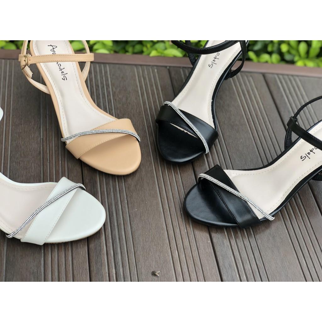 Giày sandal thời trang phối quai mảnh cao 5 phân _A14PQ