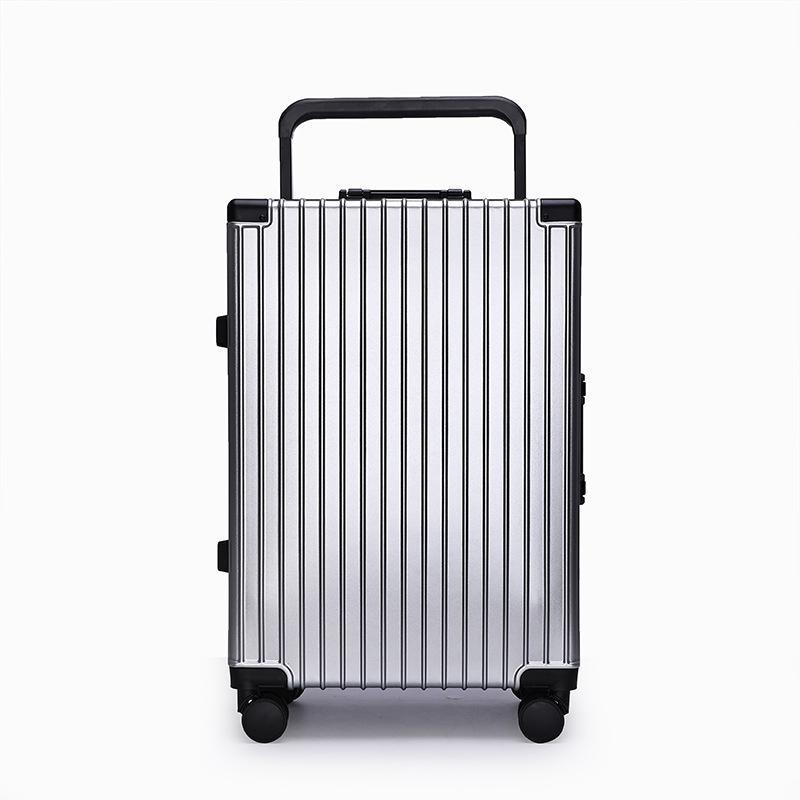 Phong cách mới nhất mới lưới màu đỏ rộng vali xe đẩy tắt tiếng bánh xe đa năng hộp mật khẩu 24 inch vali quá khổ 20 inch trường hợp lên máy bay