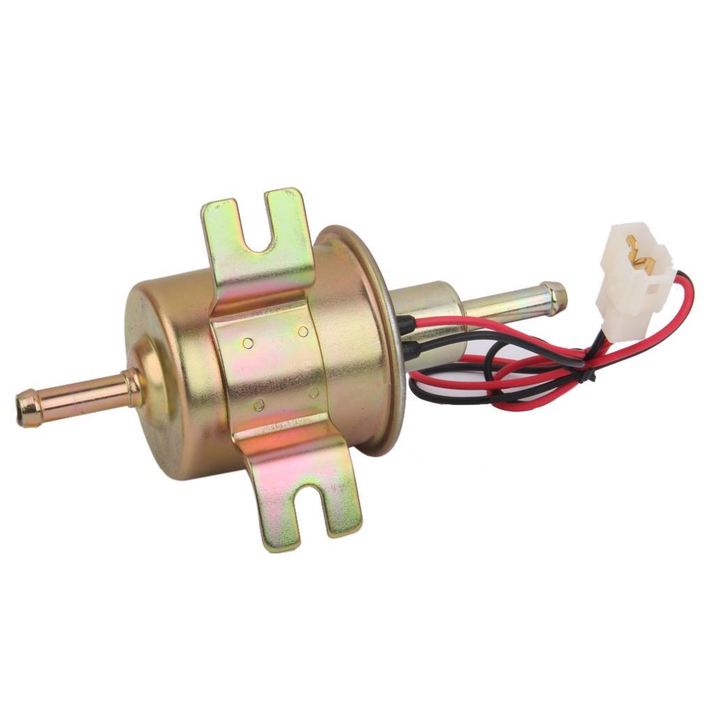 4 Pieces Universal 12V Fuel Pump HEP-02A Petrol Pump Diesel Pump Electrical Construction Machine