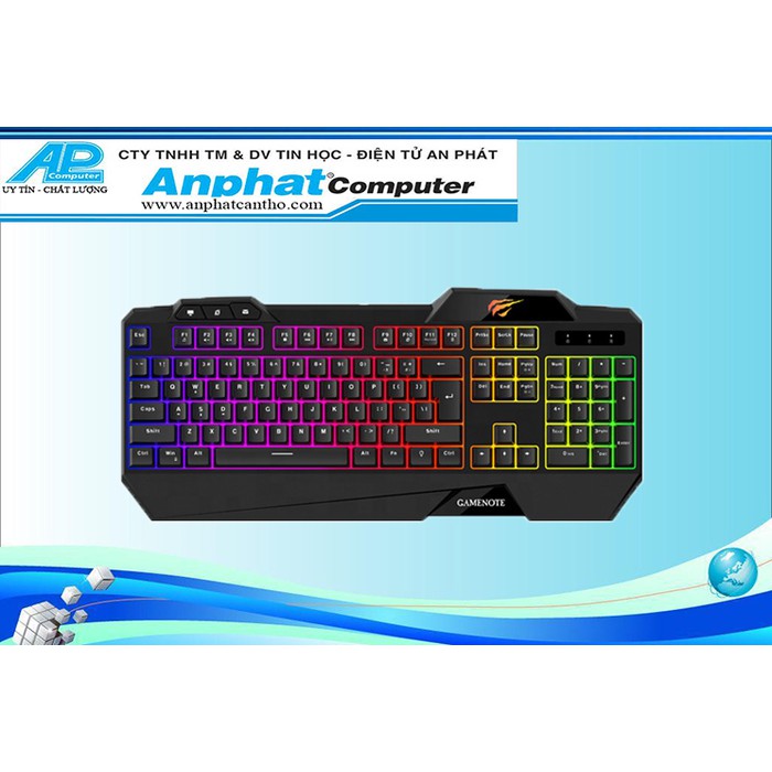 Bàn Phím Cơ Gaming HAVIT KB488L RGB 107 - Hàng Chính Hãng