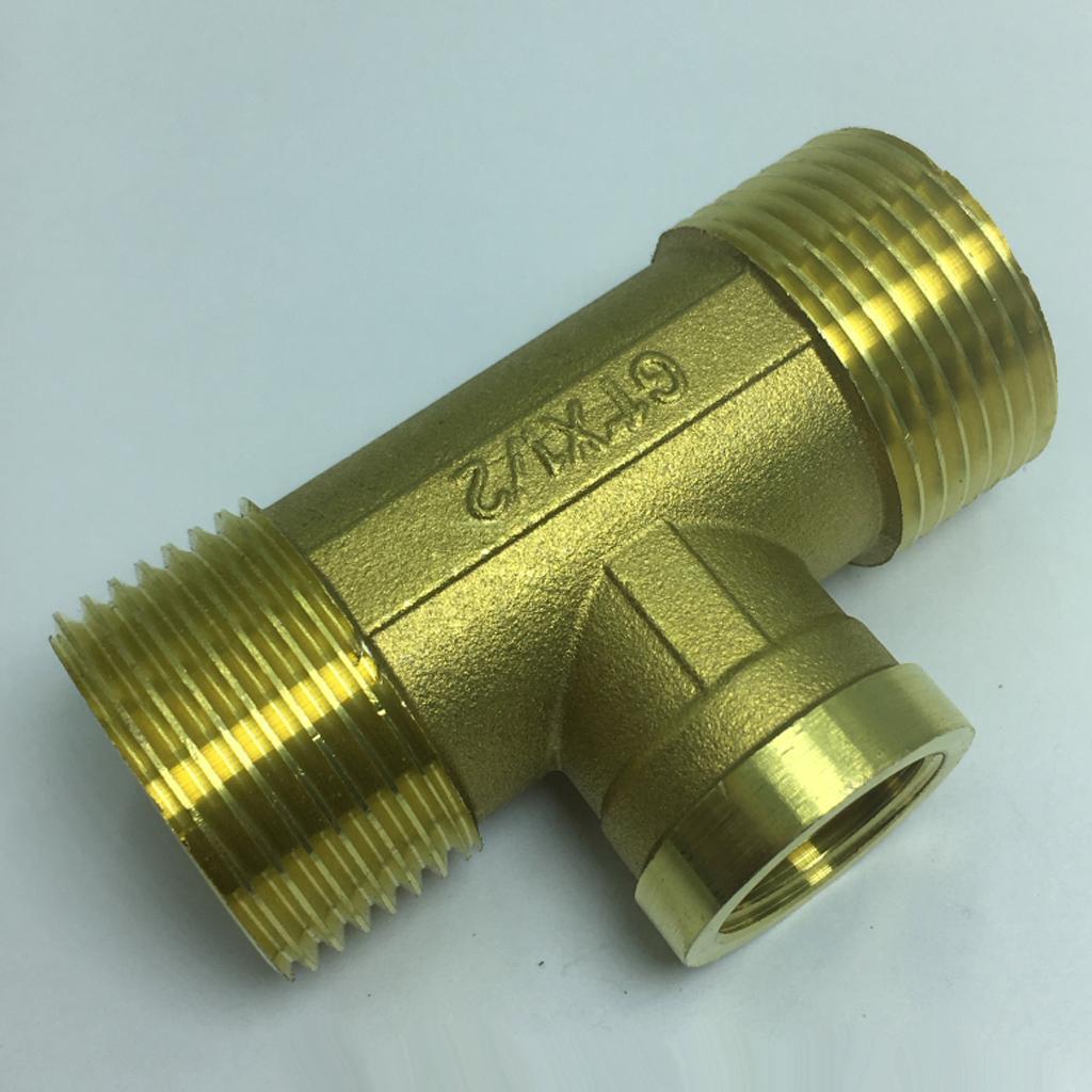 T-piece Brass Hose Connector Threaded Adapter