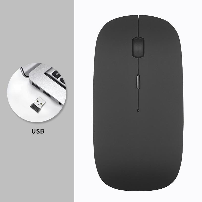 Mới Không Dây 2.4G Sạc Chuột Mini 3 Nút Im Lặng Kinh Doanh Chuột Văn Phòng 4 Chiều Bánh Xe Di Chuyển 1600 độ Phân Giải Dpi