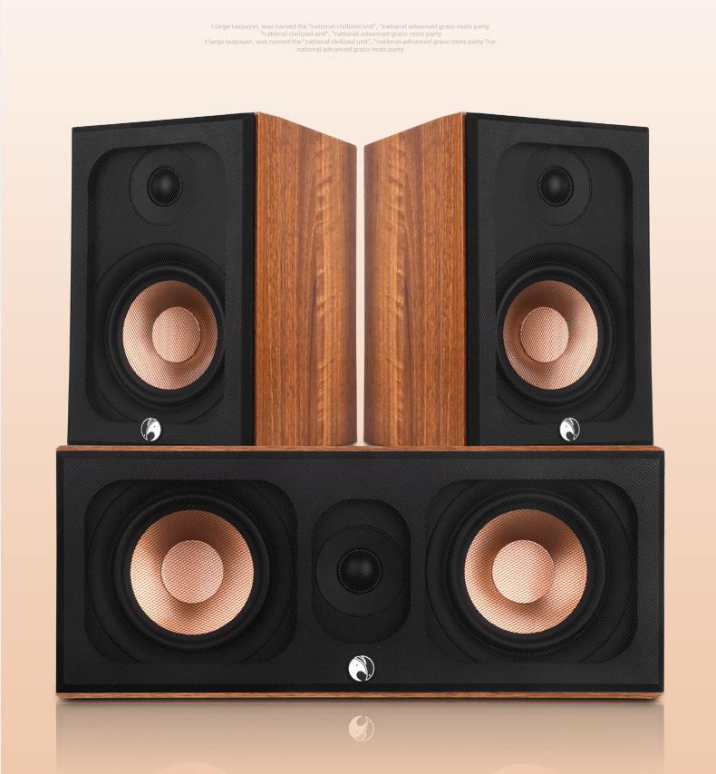 220W Bằng Gỗ HIFI Fever Rạp Hát Tại Nhà Loa Trung Tâm Âm Thanh Vòm Bộ Retro Giá Sách Kết Hợp Loa Rạp Chiếu Phim Tại Nhà Màu Âm Thanh Vòm: 1 Bộ