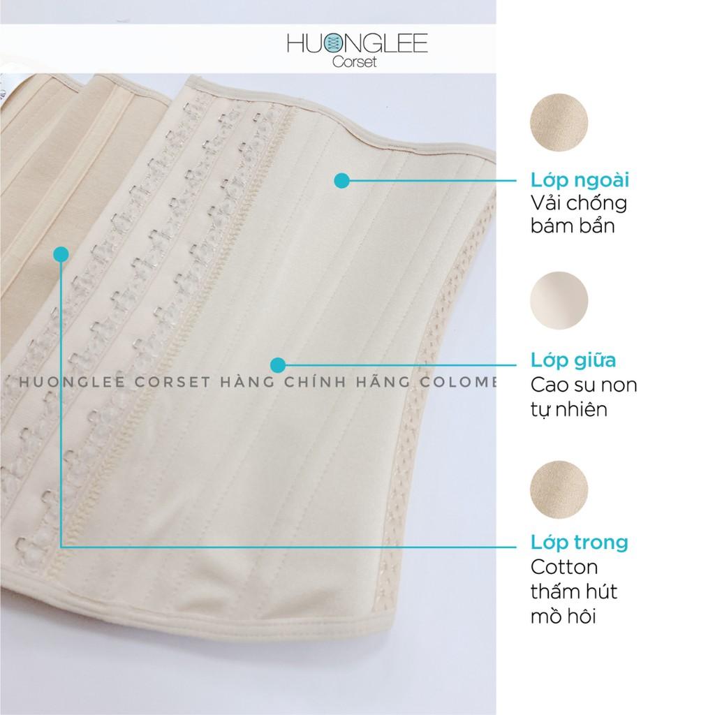 Đai Gen Nịt Bụng Thon Eo Latex Active Flex Jennie 13 xương thép - 31cm Chuẩn Chính Hãng Colombia