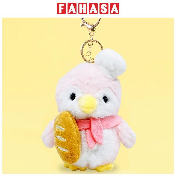 Móc Khóa Thú Bông Chim Cánh Cụt Đầu Bếp 10 cm - ZooZoo 109025 - Màu Hồng