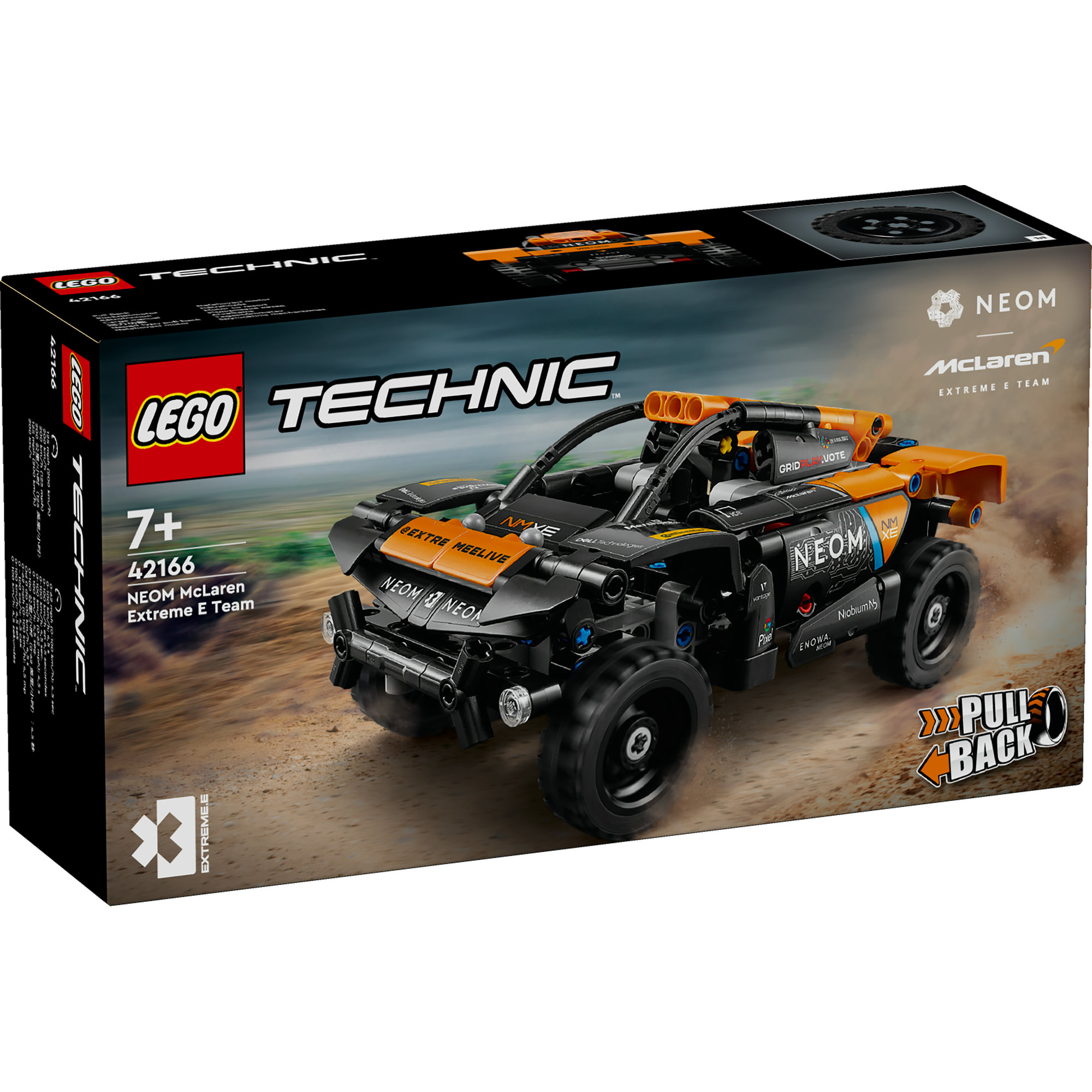 LEGO TECHNIC 42166 Đồ chơi lắp ráp Xe đua địa hình NEOM McLaren Extreme E (252 chi tiết)