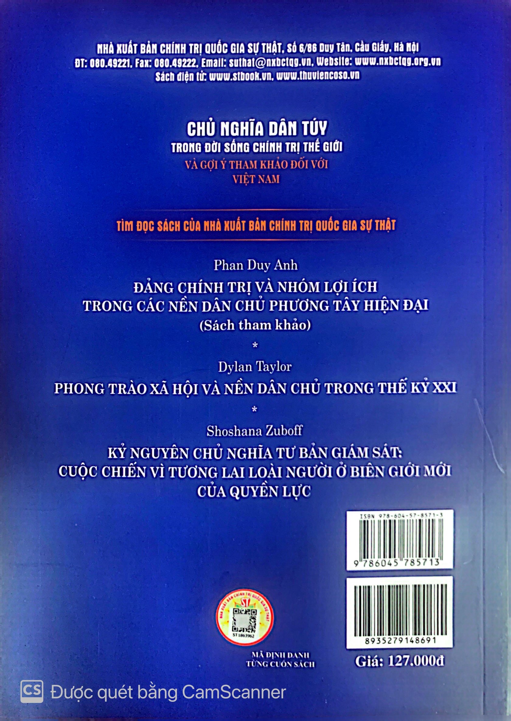 Chủ nghĩa dân túy trong đời sống chính trị thế giới và gợi ý tham khảo đối với Việt Nam