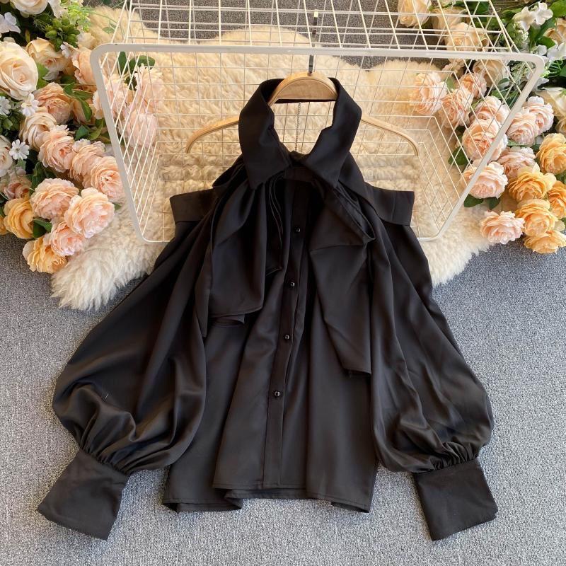 ÁO SƠ MI HỞ VAI ẢNH THẬT