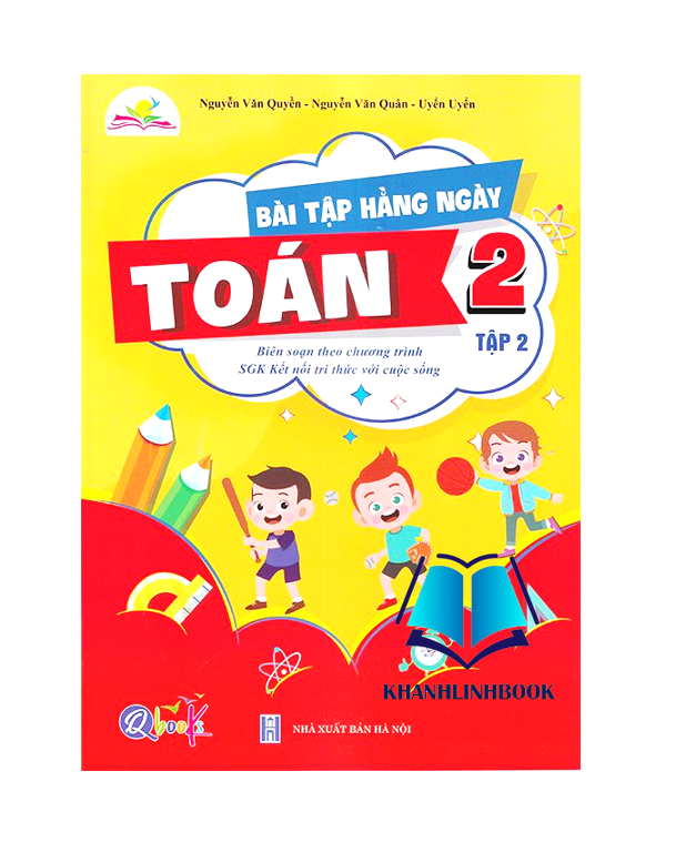 Sách - Combo Bài Tập Hằng Ngày Toán Lớp 2 - tập 1 + 2 - Kết Nối Tri Thức Với Cuộc Sống