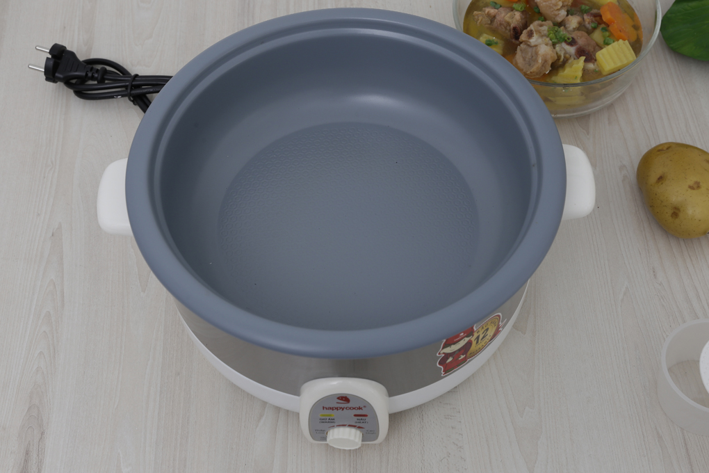 Nồi Lẩu Điện Có Xửng Happy Cook HCHP-350ST (3.5L) - Hàng Chính Hãng