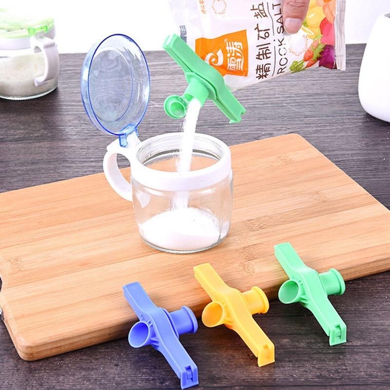 Kẹp Niêm Phong Miệng Túi Bảo Quản Thực Phẩm - Có Nắp Vặn Đóng Mở Tiện Dụng