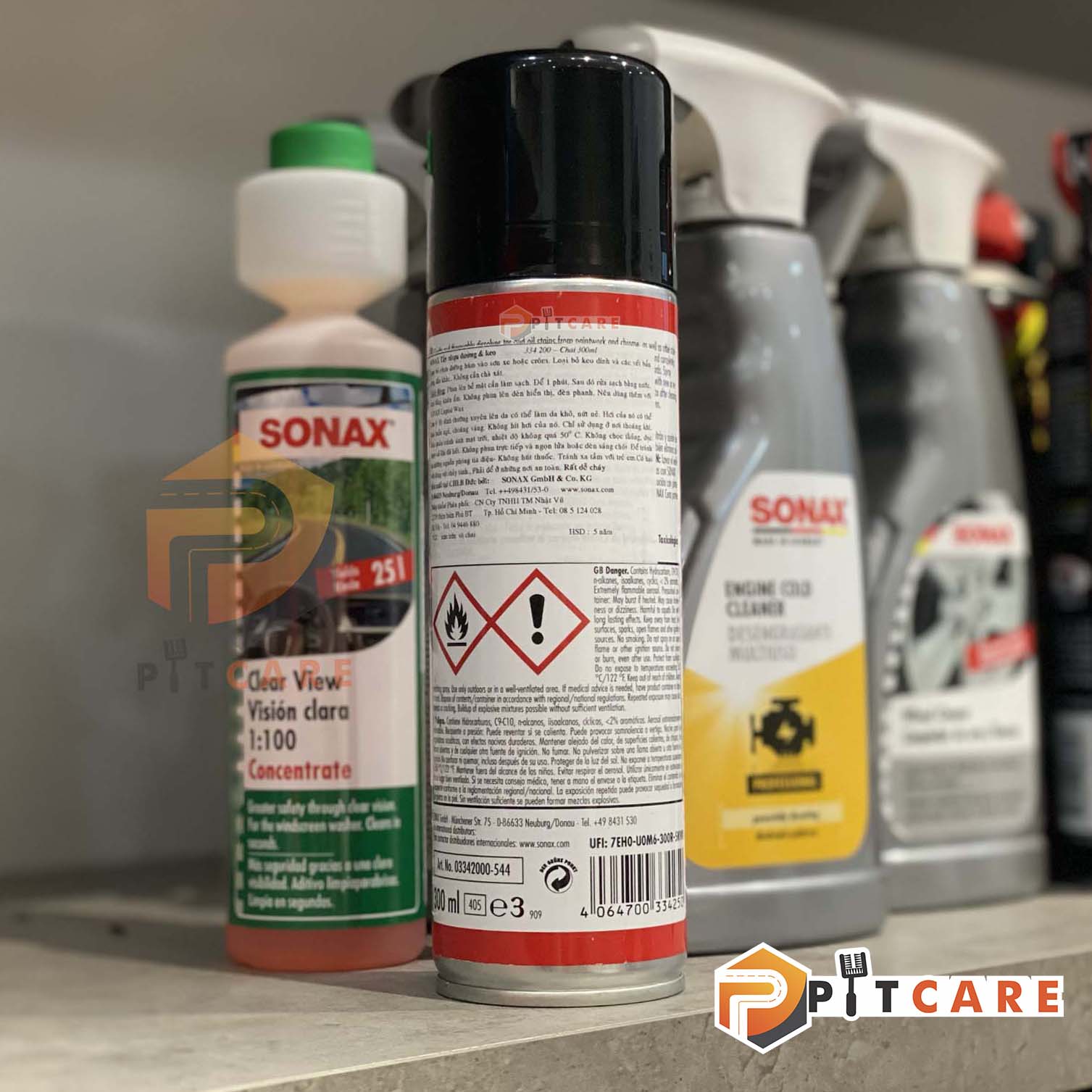 Dung Dịch Tẩy Nhựa Đường, Keo Băng Dính SONAX Tar remover 334200