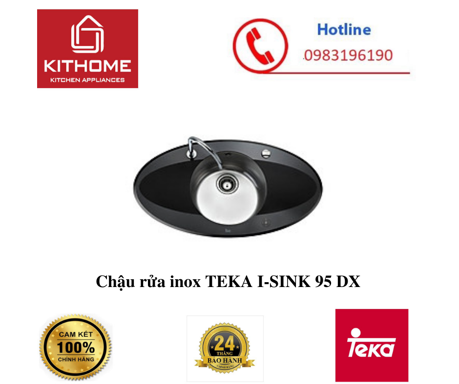 Chậu rửa inox TEKA I-SINK 95 DX