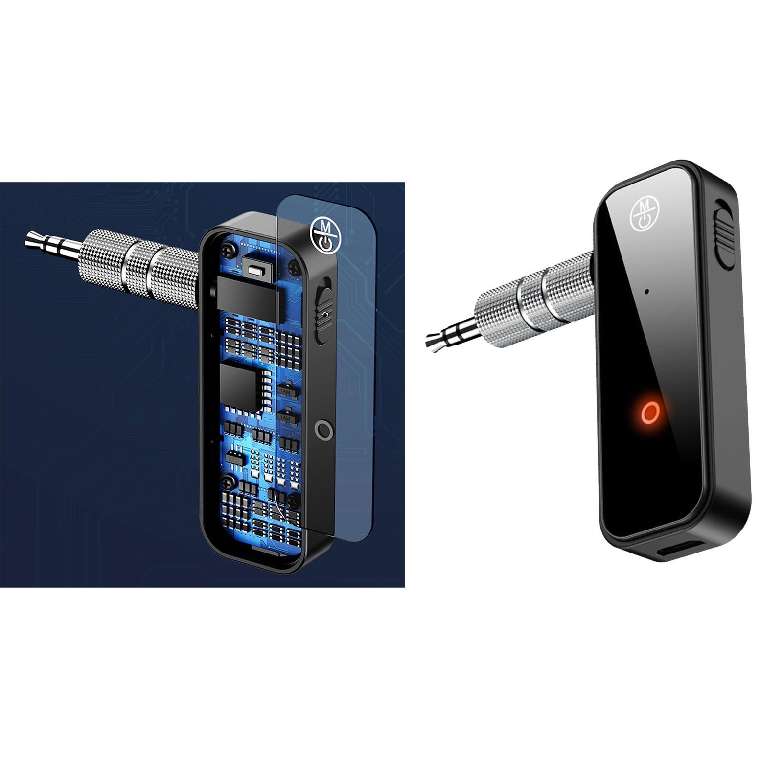 Portable Audio Bluetooth Receiver Adapter 3.5mm for TV Car PC