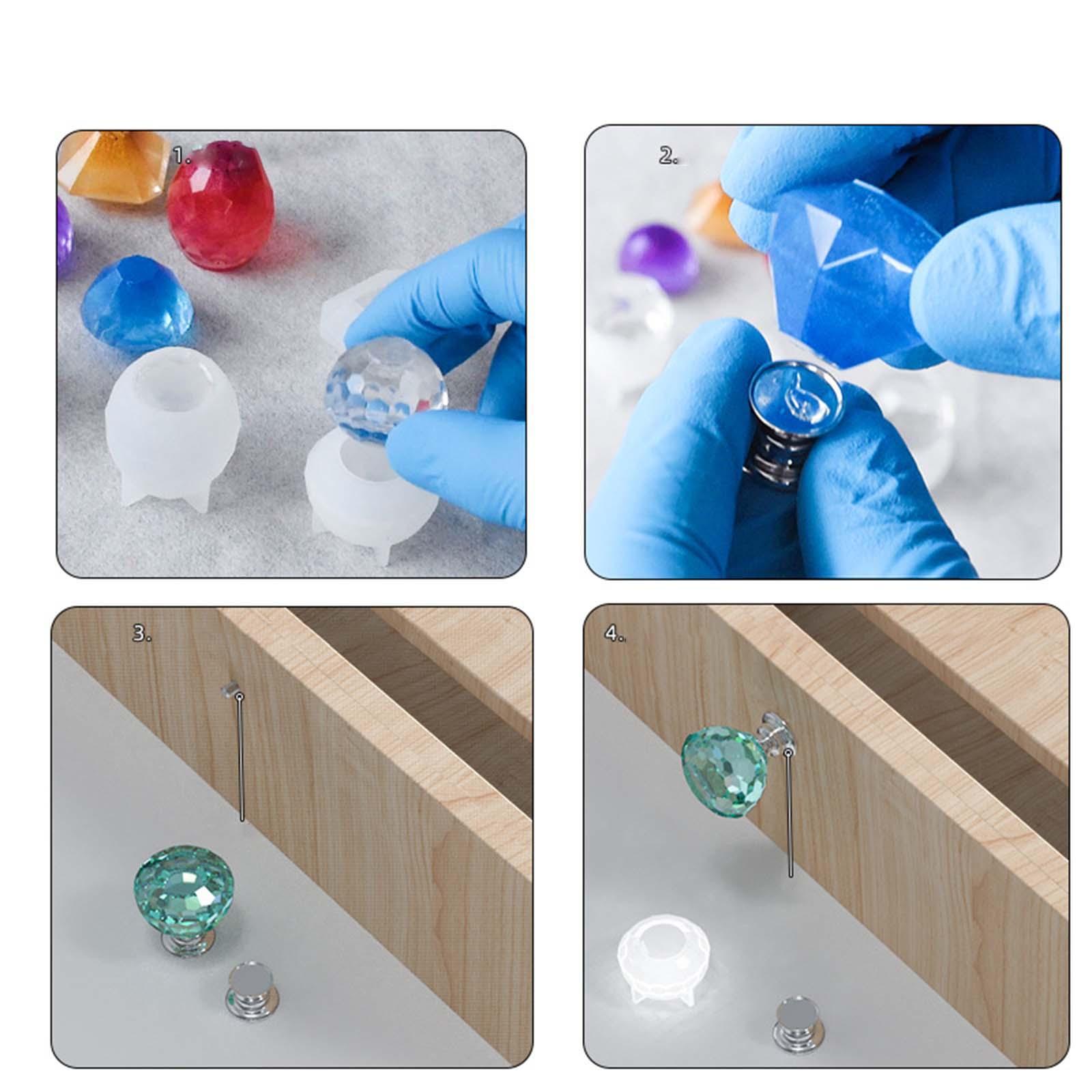 Glue Transparent Resin for DIY Jewelry Crafts Decoration Making Crystal Clear AB Glue for Resin Mold, Casting and Coating