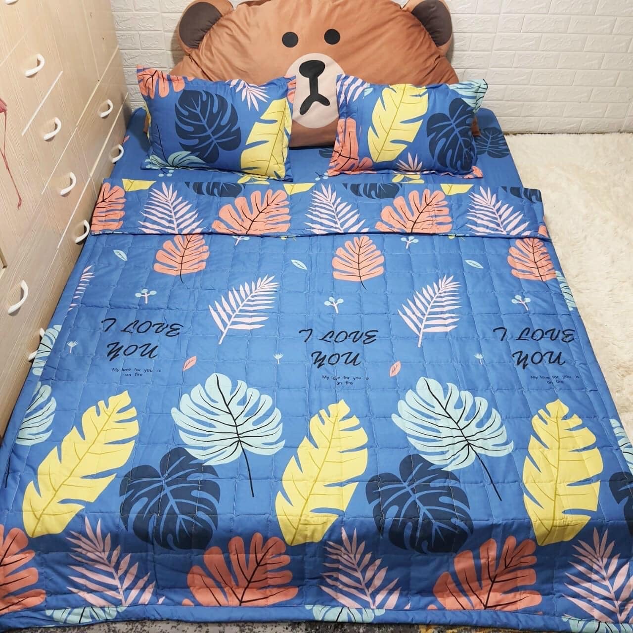 Bộ Chăn Ga Gối Cotton Hè Thu Giá Rẻ