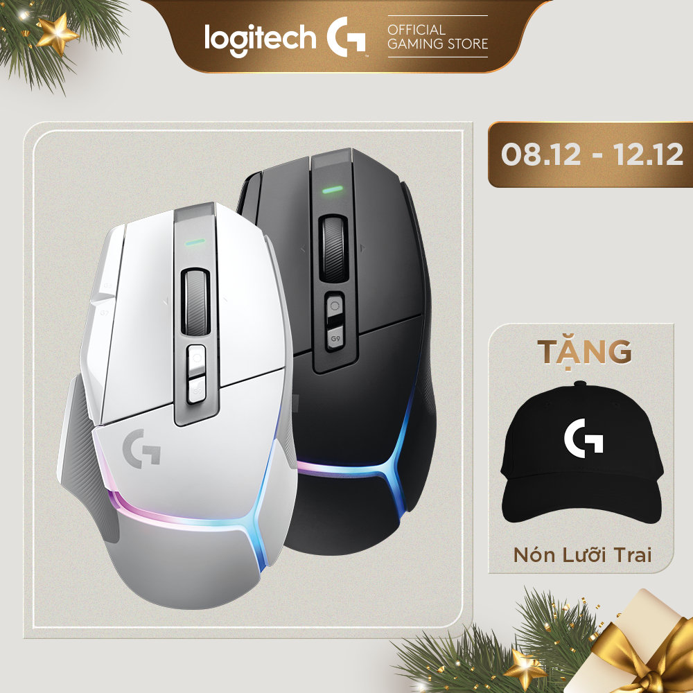 Chuột game không dây Logitech G502 X PLUS LIGHTSPEED – switch LIGHTFORCE Hybrid, RGB Lightsync, Cảm biến Hero 25K, Windows/Mac OS  -Hàng chính hãng