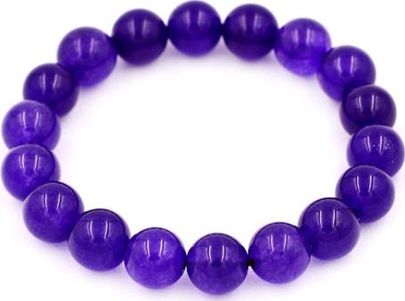 Vòng tay chuỗi hạt Thạch Anh Tím 10 ly 17 hạt - hợp mệnh Hỏa, mệnh Thổ