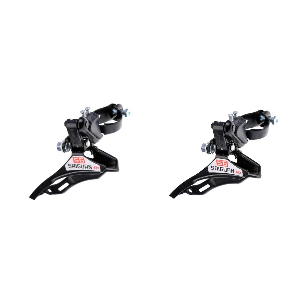 2pcs Road Bike Mountain Bicycle Front Gear Derailleur Replacement Parts