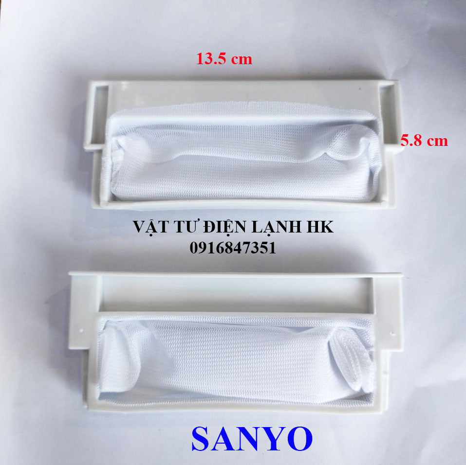 Túi lưới lọc dùng cho máy giặt TOSHIBA SANYO PANASONIC LG SHARP lọc rác sơ vải mg