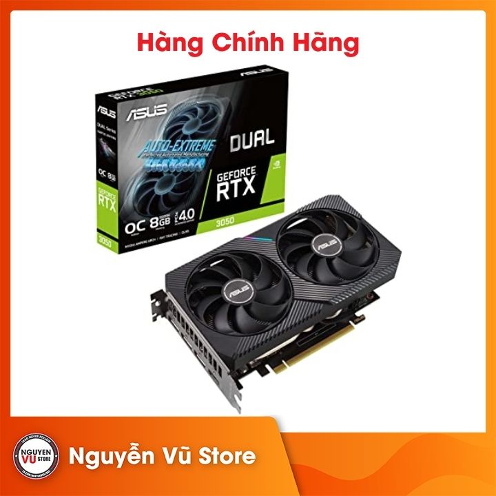 Card Màn Hình ASUS DUAL-RTX3050-O8G (90YV0HH0- M0NA00) - Hàng Chính hãng