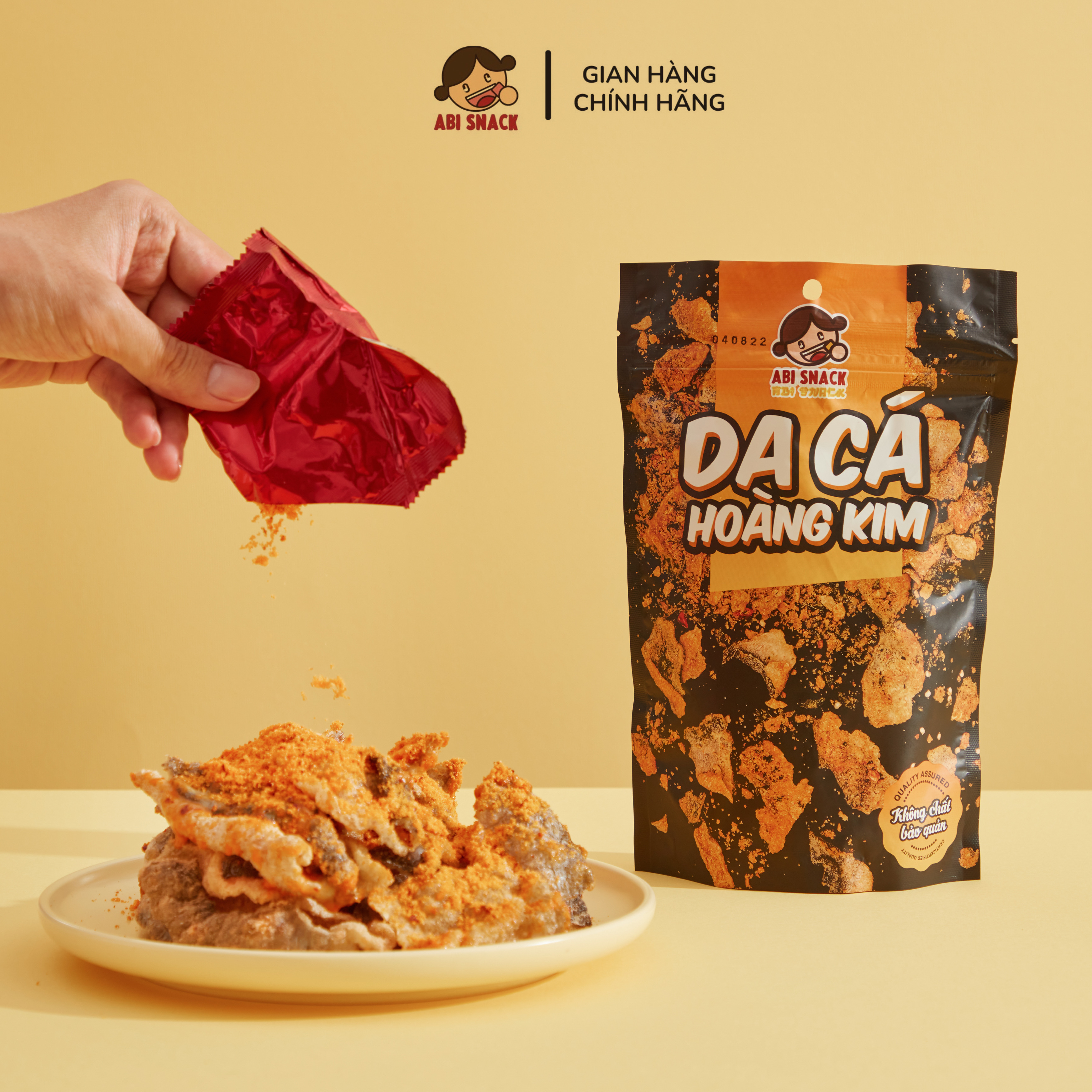 Da Cá Hoàng Kim - Da Cá Trứng Muối ABI SNACK