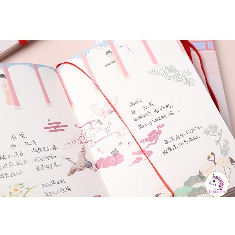 Sổ tay cổ trang - phong cách cổ điển - scrapbook siêu đẹp