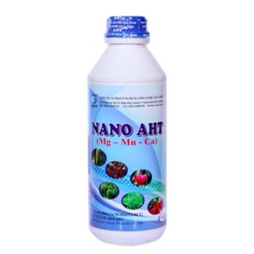 Phân bón vi lượng Nano Magiê-Mangan-Canxi AHT 1000ml