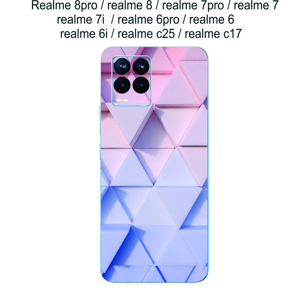 Miếng Dán Skin mặt lưng dành cho Realme 8pro / realme 8 / realme 7pro / realme 7 / realme 7i / realme 6pro / realme 6............