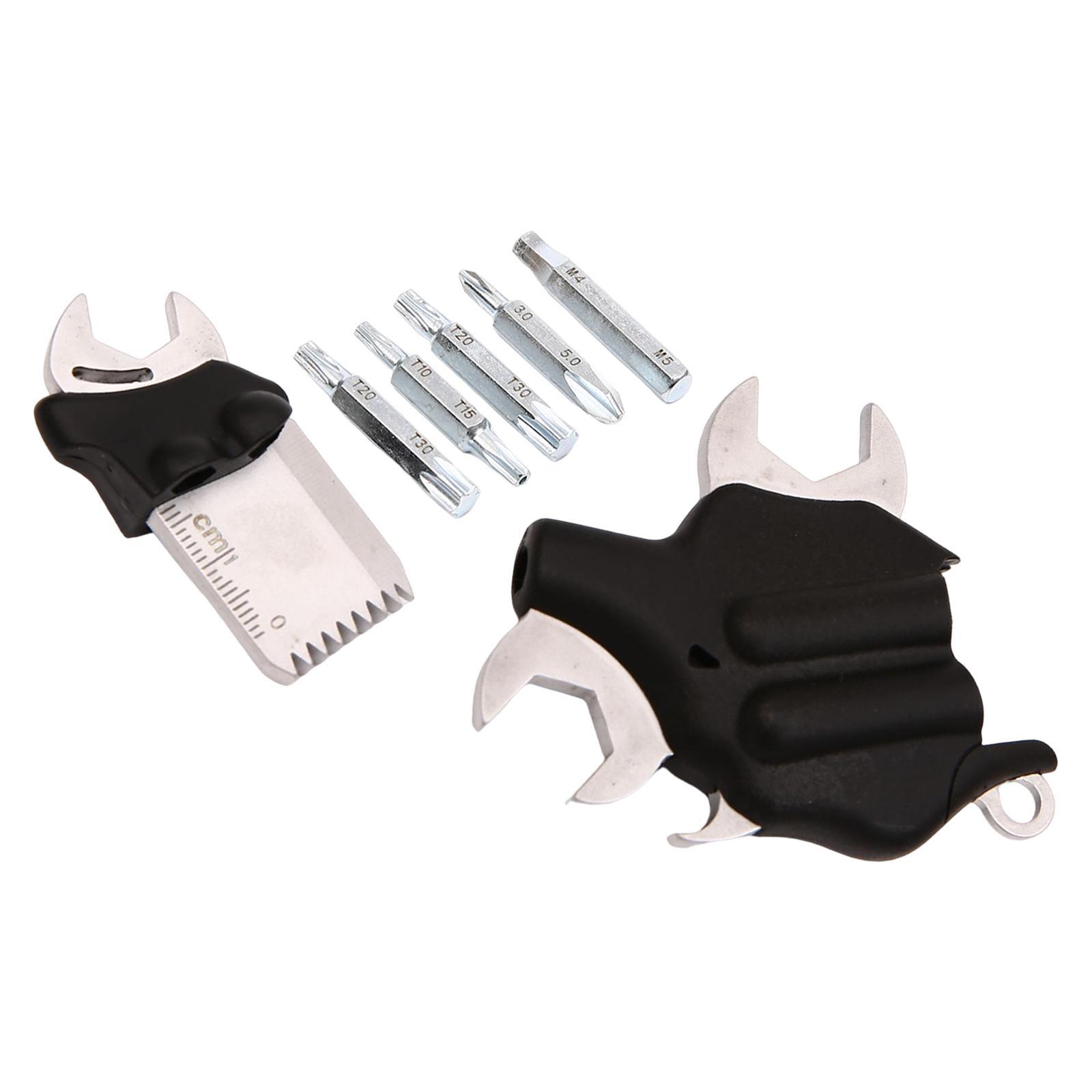 Multitool Camping Screwdriver Wrench Pocket Tool for Repair Maintenance Hiking Men Gifts