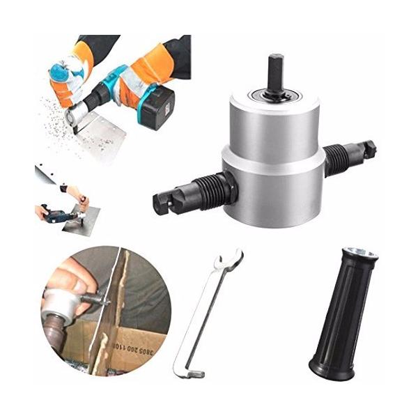 Đầu kít cắt tôn đa năng gắn máy khoan - tặng 1 lưỡi cắt tôn sơ cua