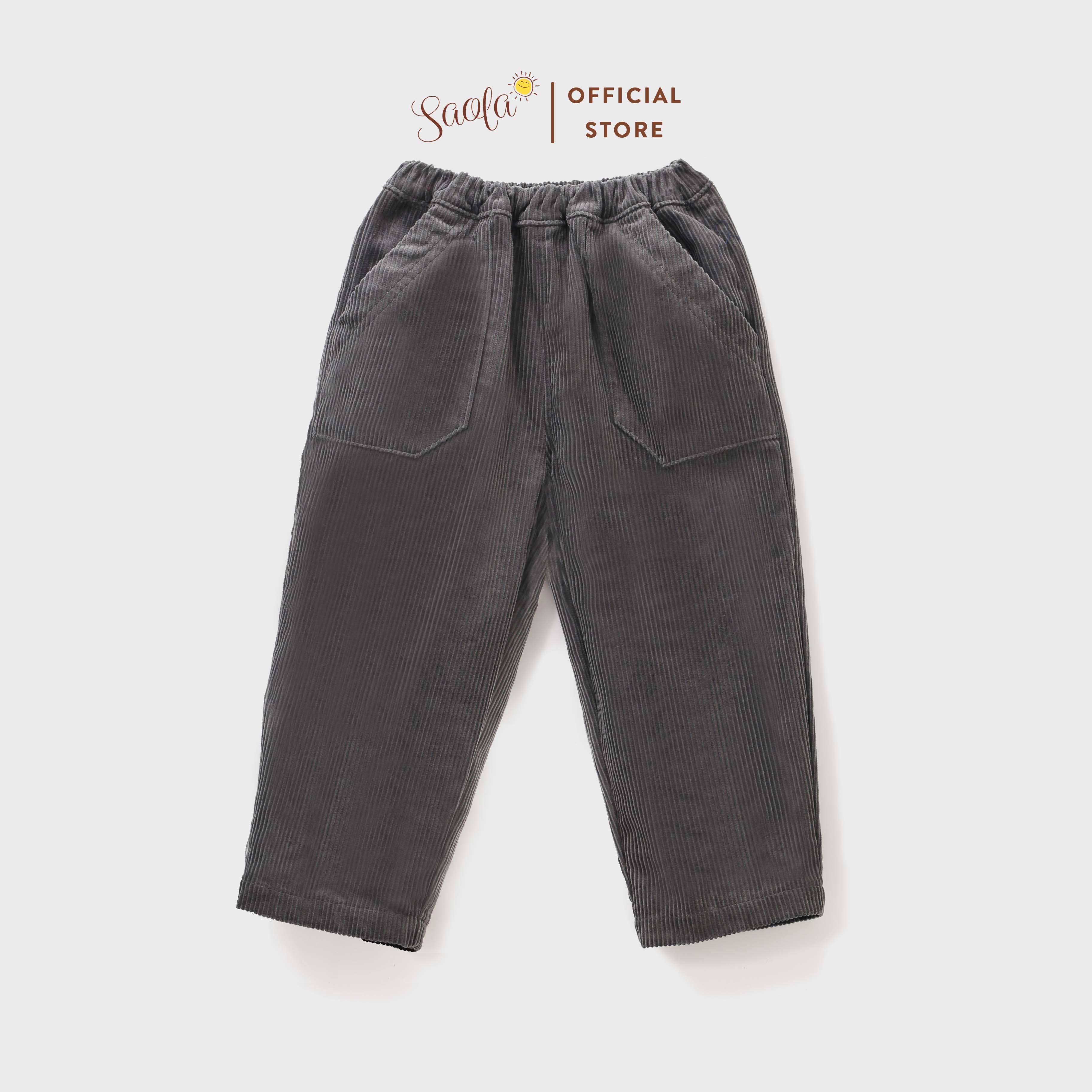 Quần Dài Nhung Tăm Cao Cấp Phong Cách Hàn Quốc Cho Bé - JUDE PANTS - PCD006 - SAOLA KIDS CLOTHING