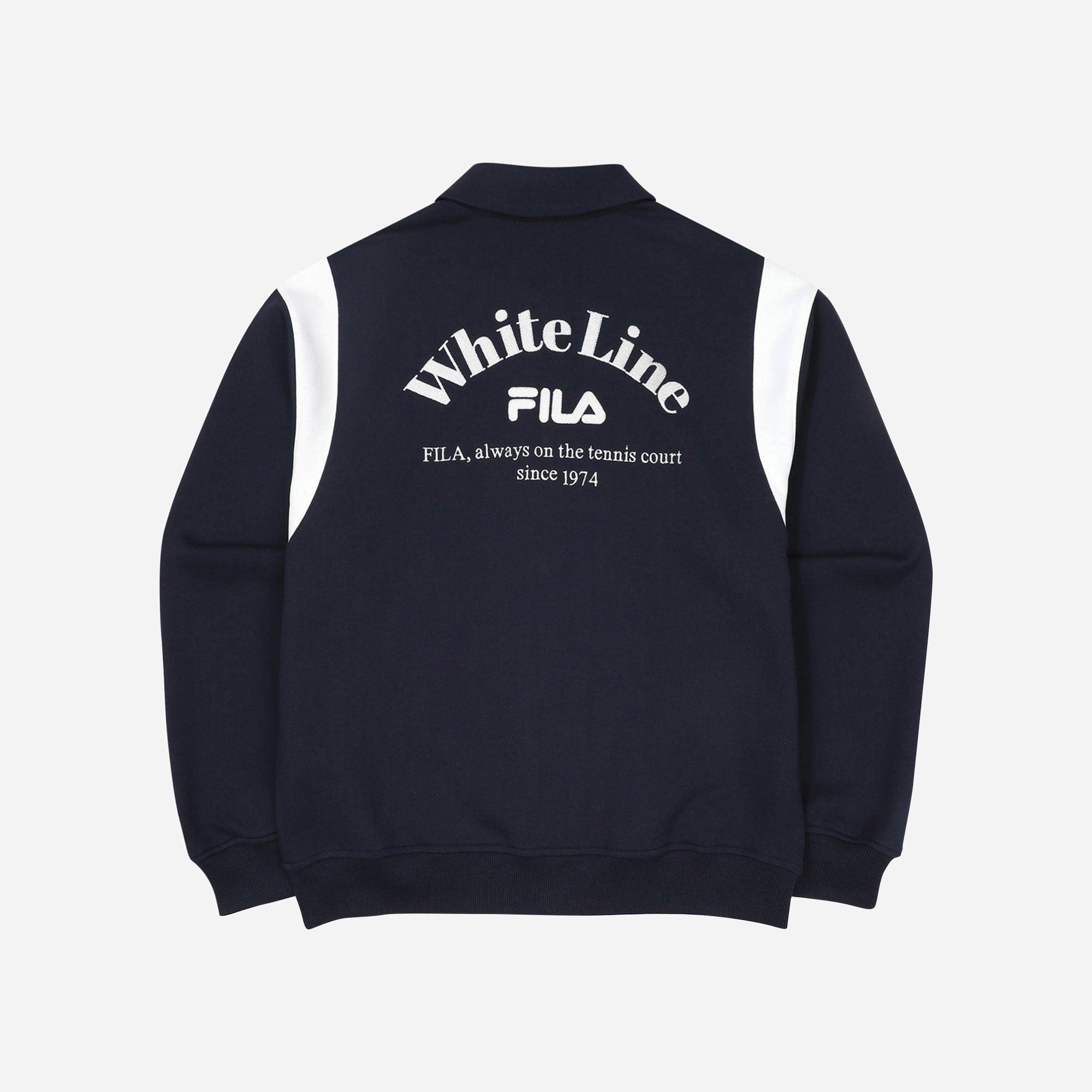 Áo khoác thời trang unisex Fila White Line Small Logo - FS2FTF1331X-INA
