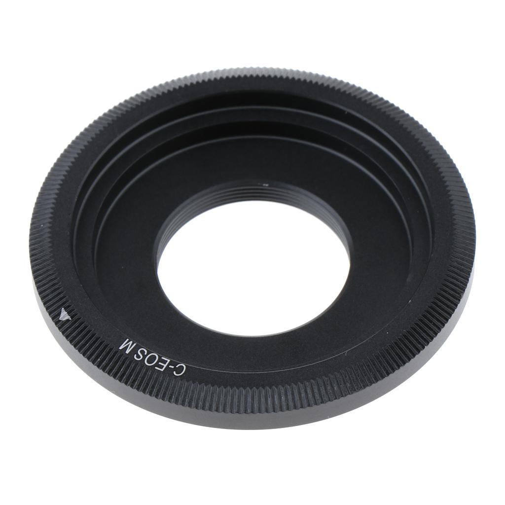 C Mount Chuyển Đổi Ống Kính Chuyển Đổi Nhẫn Cho Canon EOS M Camera Thân Lấy Nét Bằng Tay