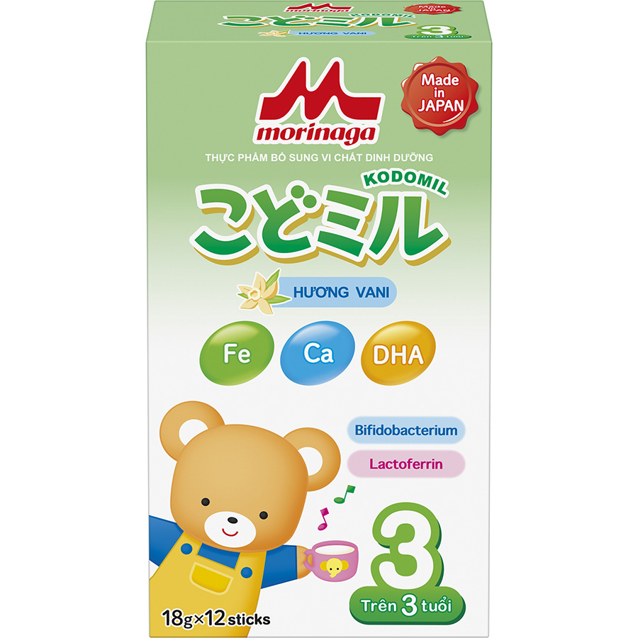 Combo 2 hộp Sữa Morinaga số 3 Hương vani 216g