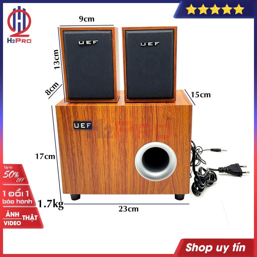 Loa vi tính 2.1 H2Pro S907 11W-nhạc hay-bass ấm, loa máy tính cao cấp nhỏ gọn giá rẻ