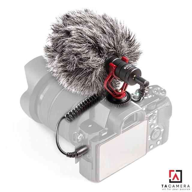Micro Thu Âm Boya BY-MM1 dùng cho điện thoại và DSLR camera - Hàng Chính Hãng