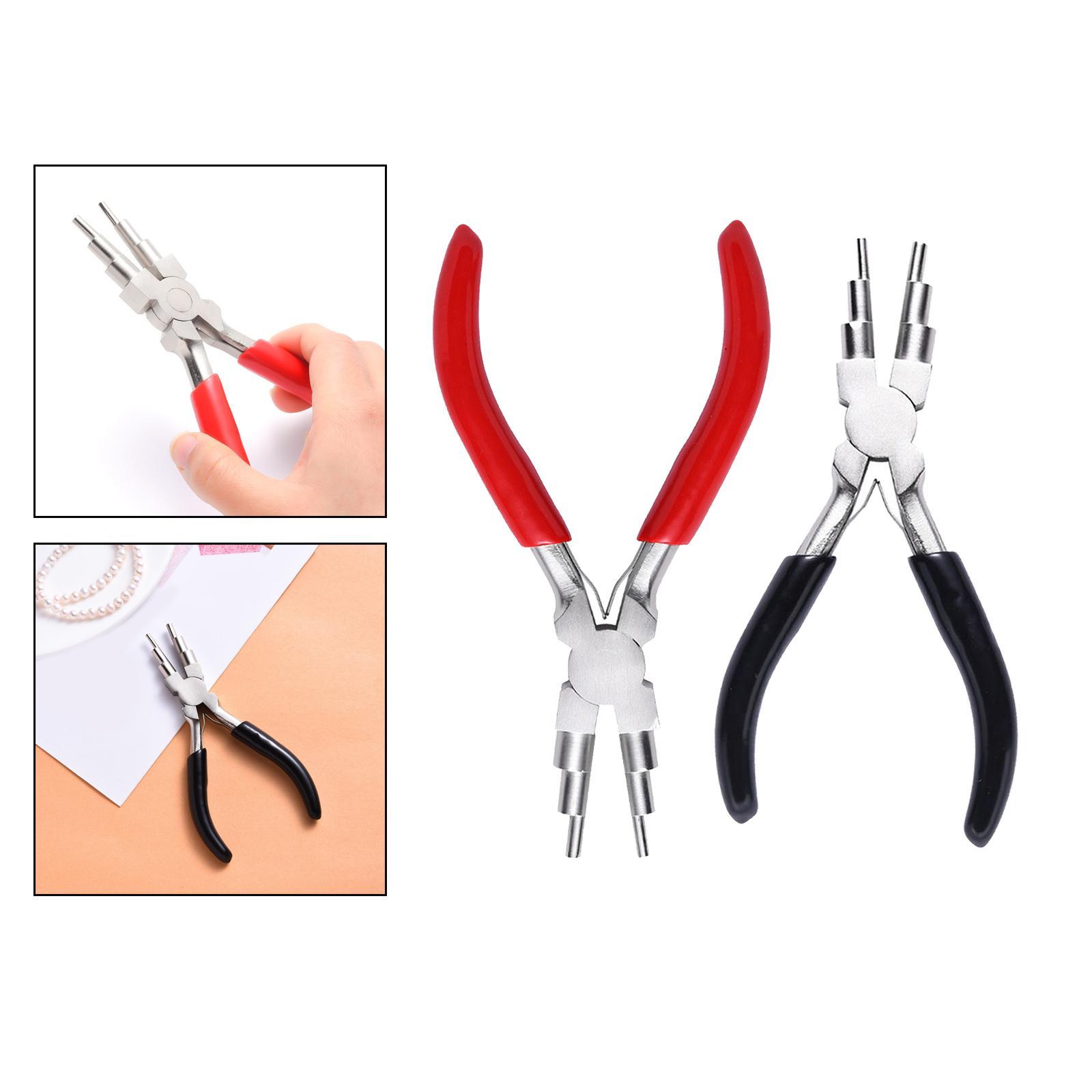 2 Pieces Heavy Duty Bail-Making Pliers for Bailing Jewelry Making Crafting