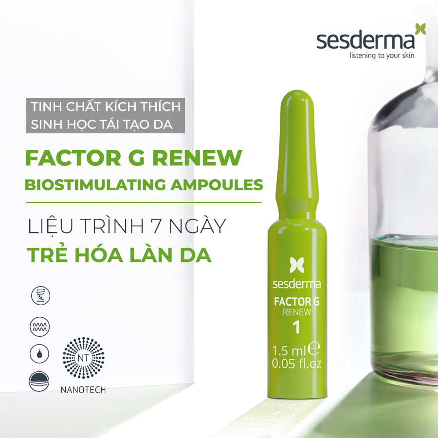 Tinh chất kích thích sinh học tái tạo da Sesderma Factor G cho mọi loại da