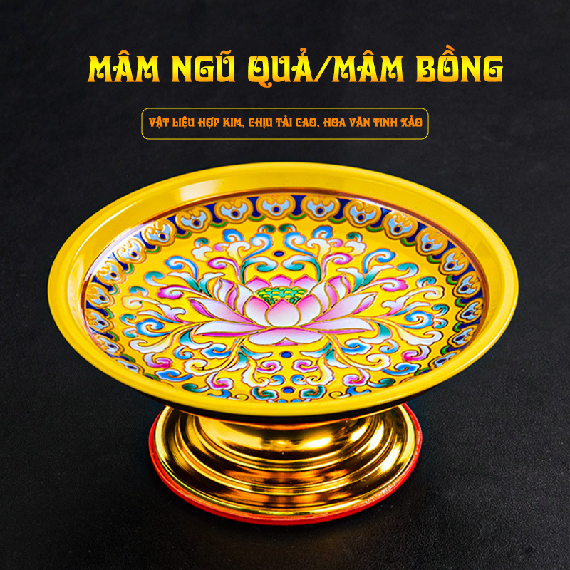 Mâm Bồng, Mâm Ngũ Quả, Đĩa Thờ Cúng, Đĩa Để Trái Cây Cao Cấp Sang Trọng Bền Đẹp Mãi Với Thời Gian