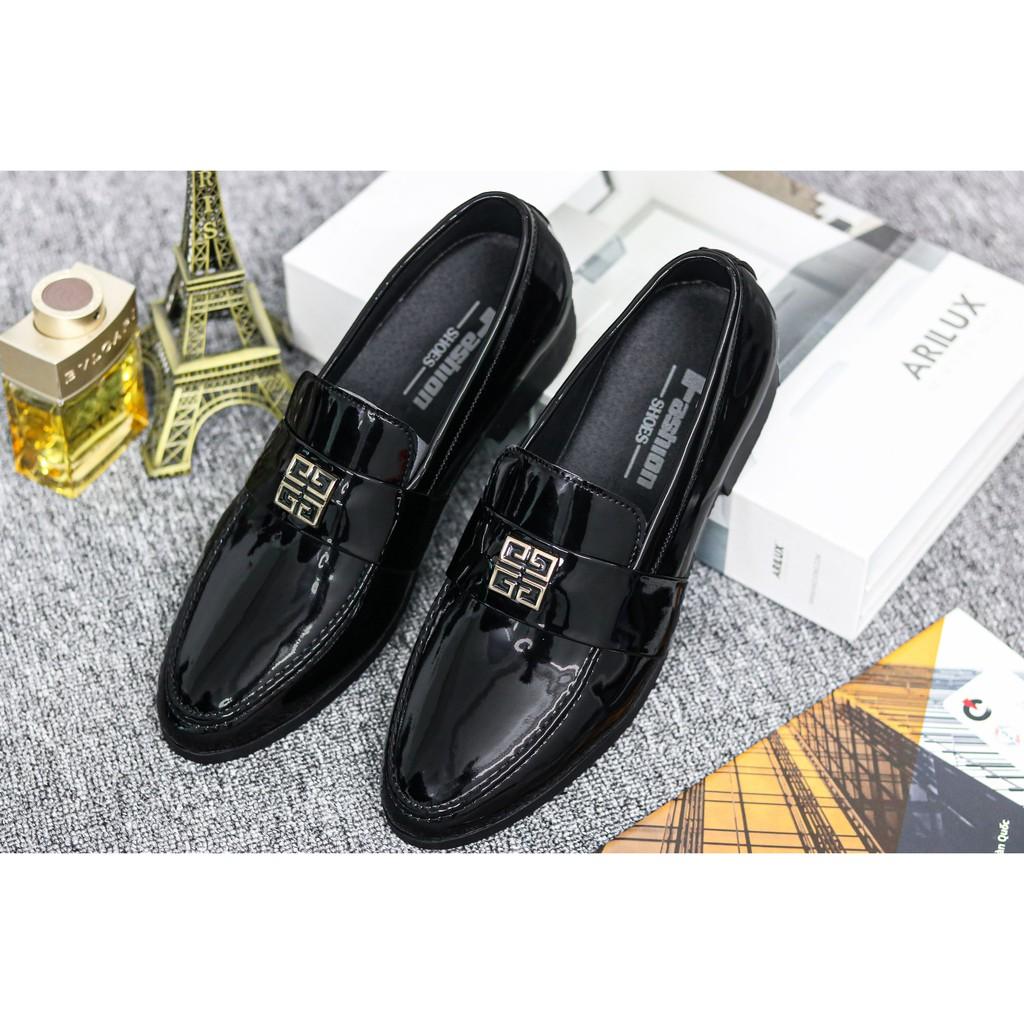 Giày Da nam cực chất xả kho giá gốc mã - giày lười nam -MÃ L119