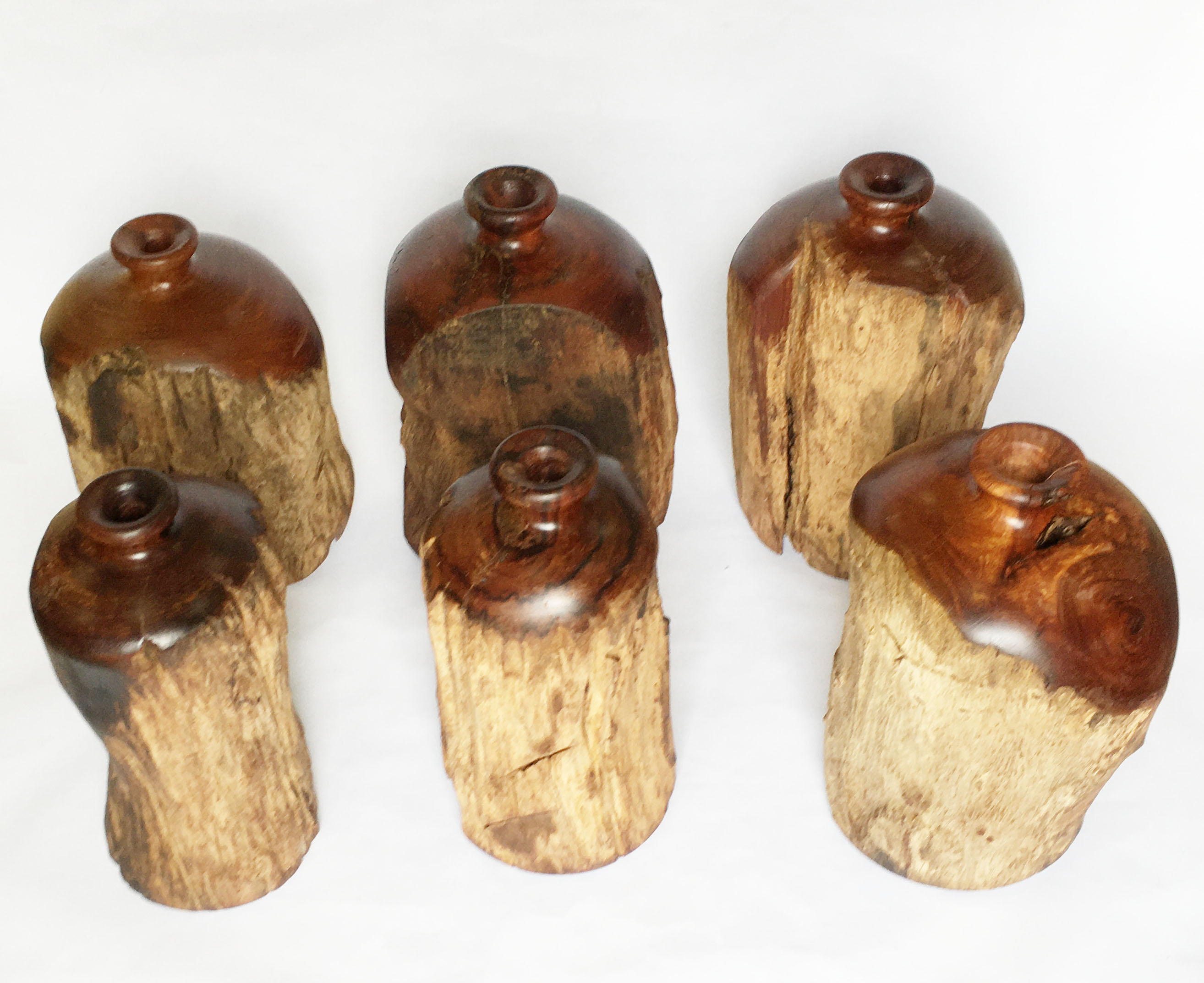 Lọ bình hoa gỗ lũa tự nhiên gỗ Bình Linh dùng decor trang trí sang trọng