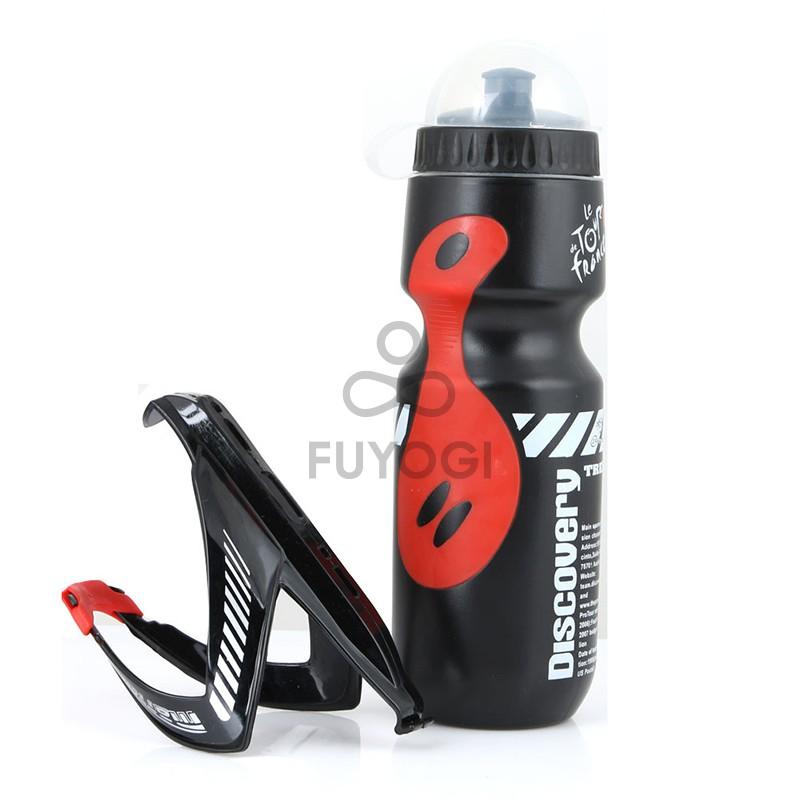 FUYOGI Riding Water Bottle Mountain Bike Carbon Fiber V-Shaped Sports Bottle Cagebike Setriding Accessories