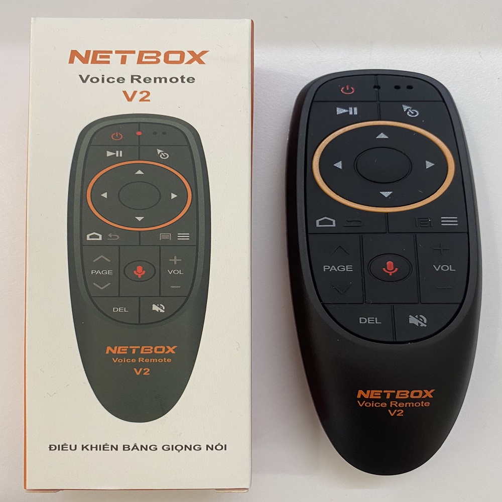 Điều Khiển giọng nói NETBOX V2 ,KÈM PIN 3A ,Tích hợp MIC VOICE siêu nhạy - Hàng chính hãng