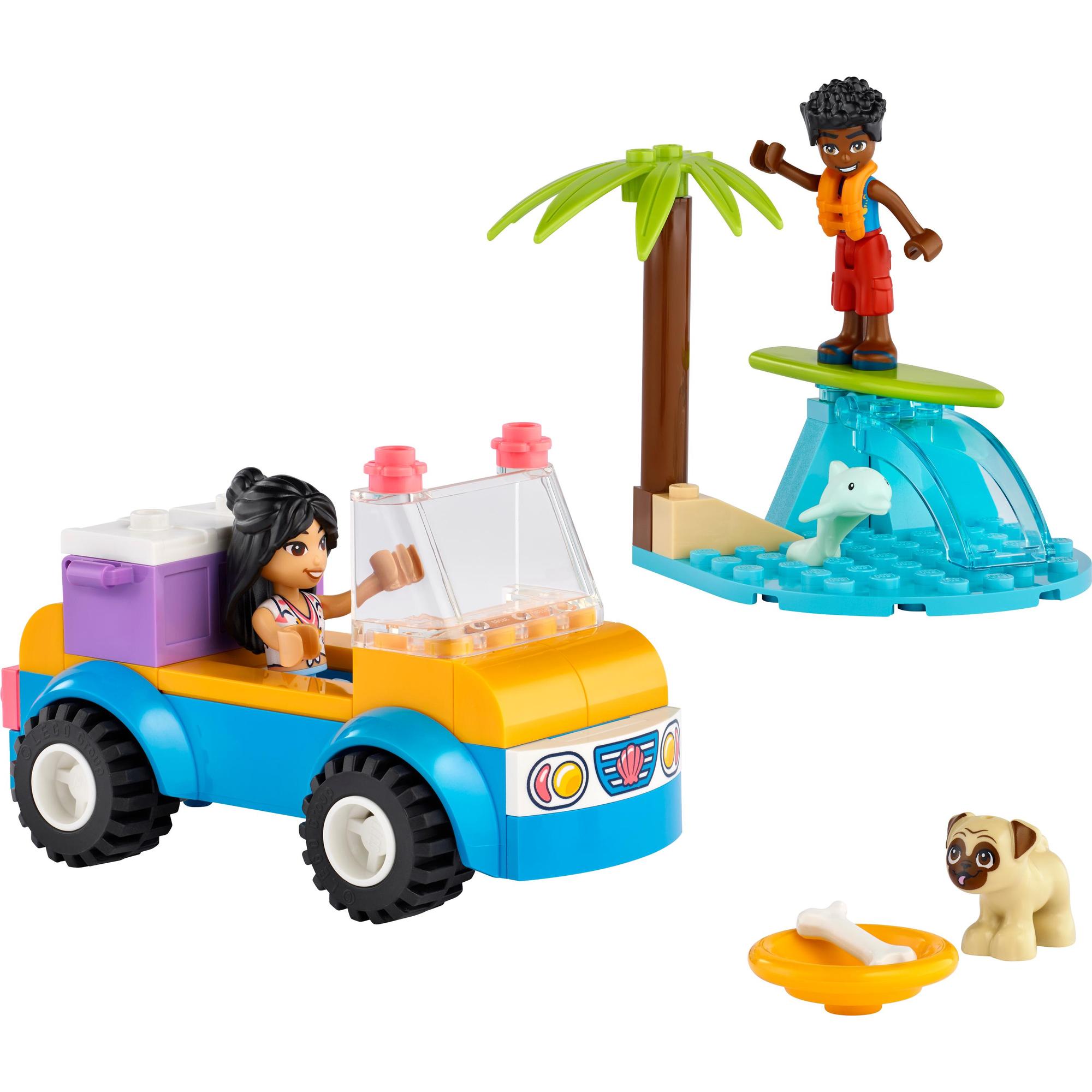 LEGO Friends 41725 Đồ chơi lắp ráp Xe buggy dạo chơi bãi biển (61 chi tiết)