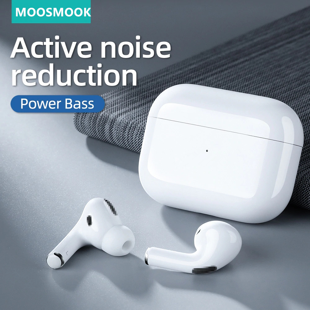 Tai Nghe True Wireless Moosmook A7  Earbuds Hộp Sạc Thường Bluetooth V5.0 - Hàng Chính Hãng