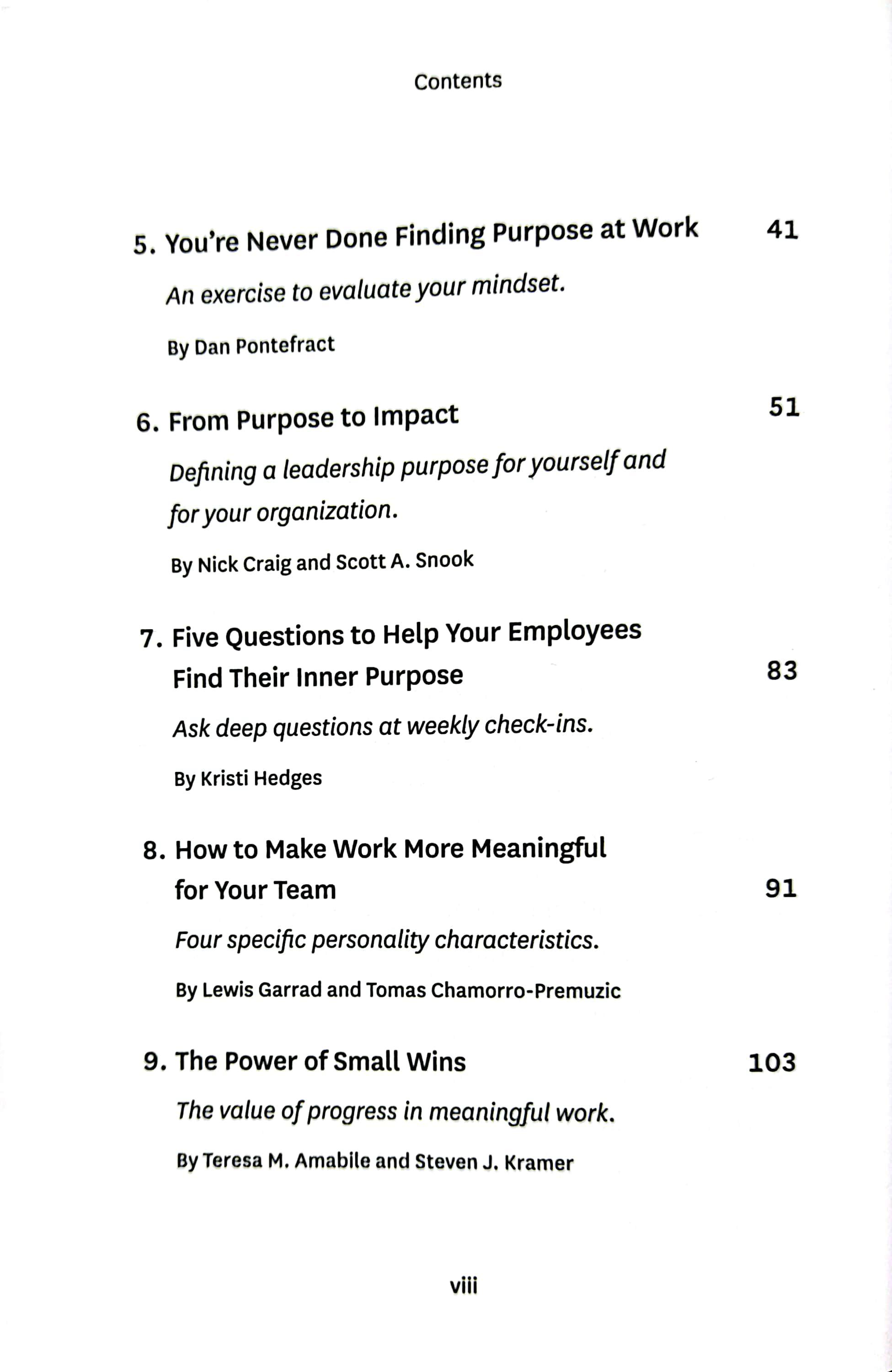 Purpose, Meaning, and Passion (HBR Emotional Intelligence Series)
