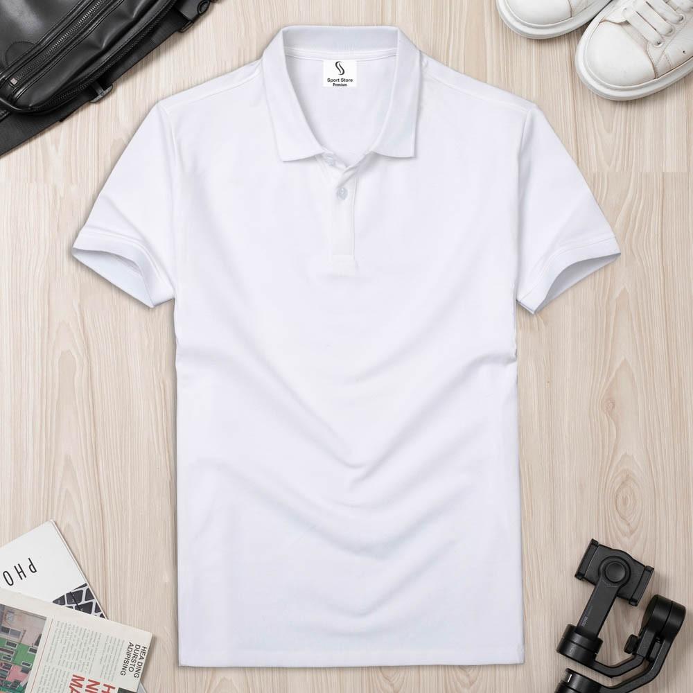 Áo thun POLO nam cổ bẻ BASIC vải cá sấu Cotton trẻ trung 6 màu - GUCATIN