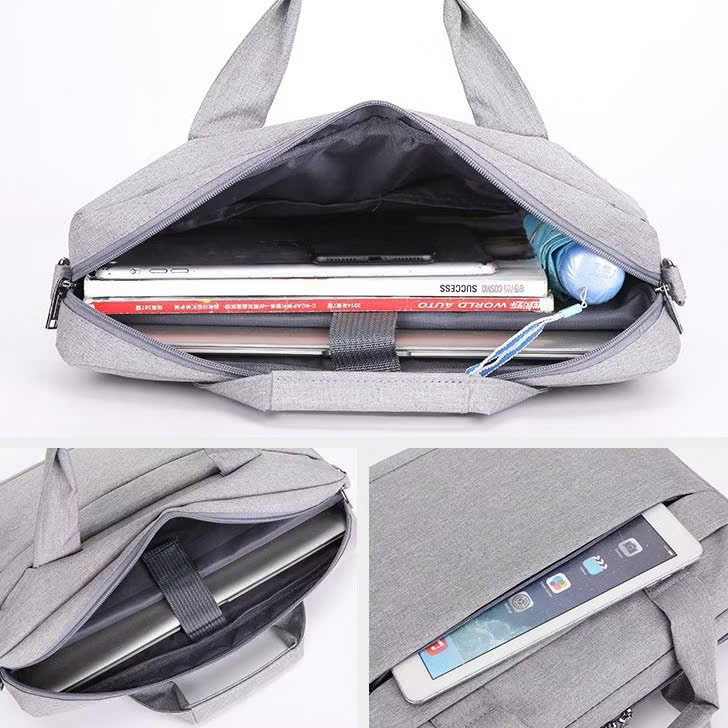 Túi xách chống sốc laptop máy tính, túi công sở đeo chéo nam nữ, cặp laptop chống nước siêu nhẹ - Hàng chính hãng